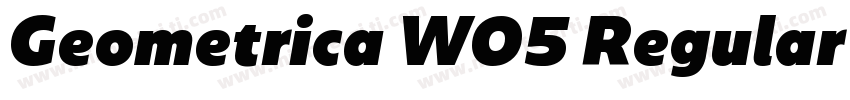 Geometrica W05 Regular It字体转换